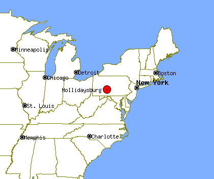 Hollidaysburg Pa Map