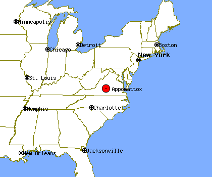 Appomattox Profile Appomattox VA Population Crime Map
